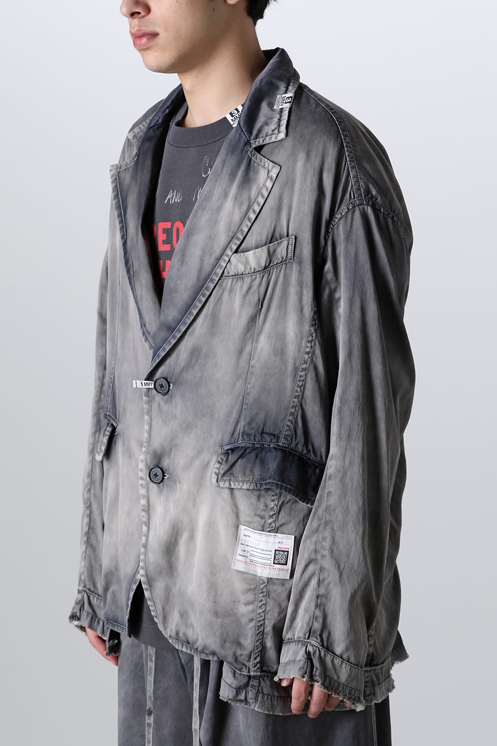 RC TWILL TAILORED JACKET Black