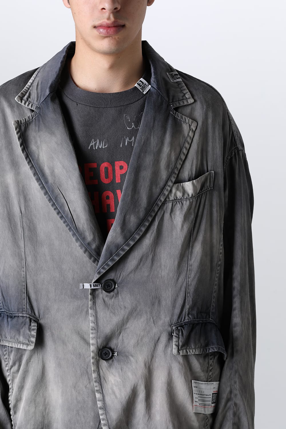 RC TWILL TAILORED JACKET Black