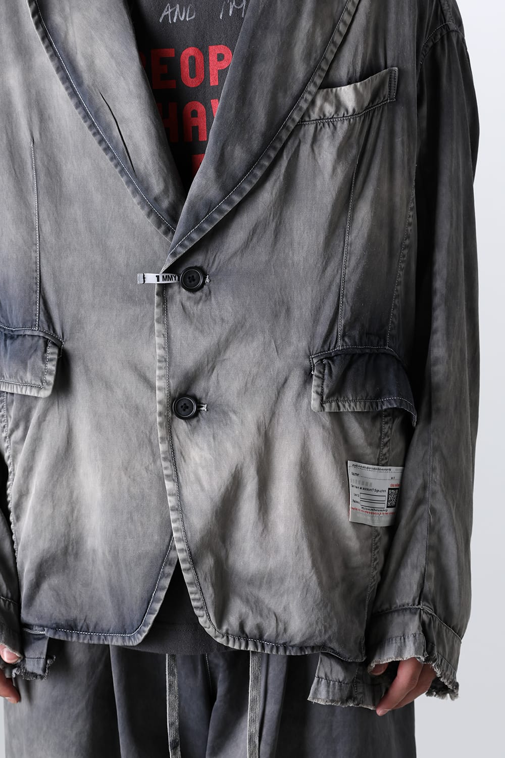 RC TWILL TAILORED JACKET Black