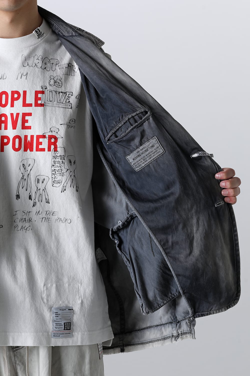 RC TWILL TAILORED JACKET Lt.Gray