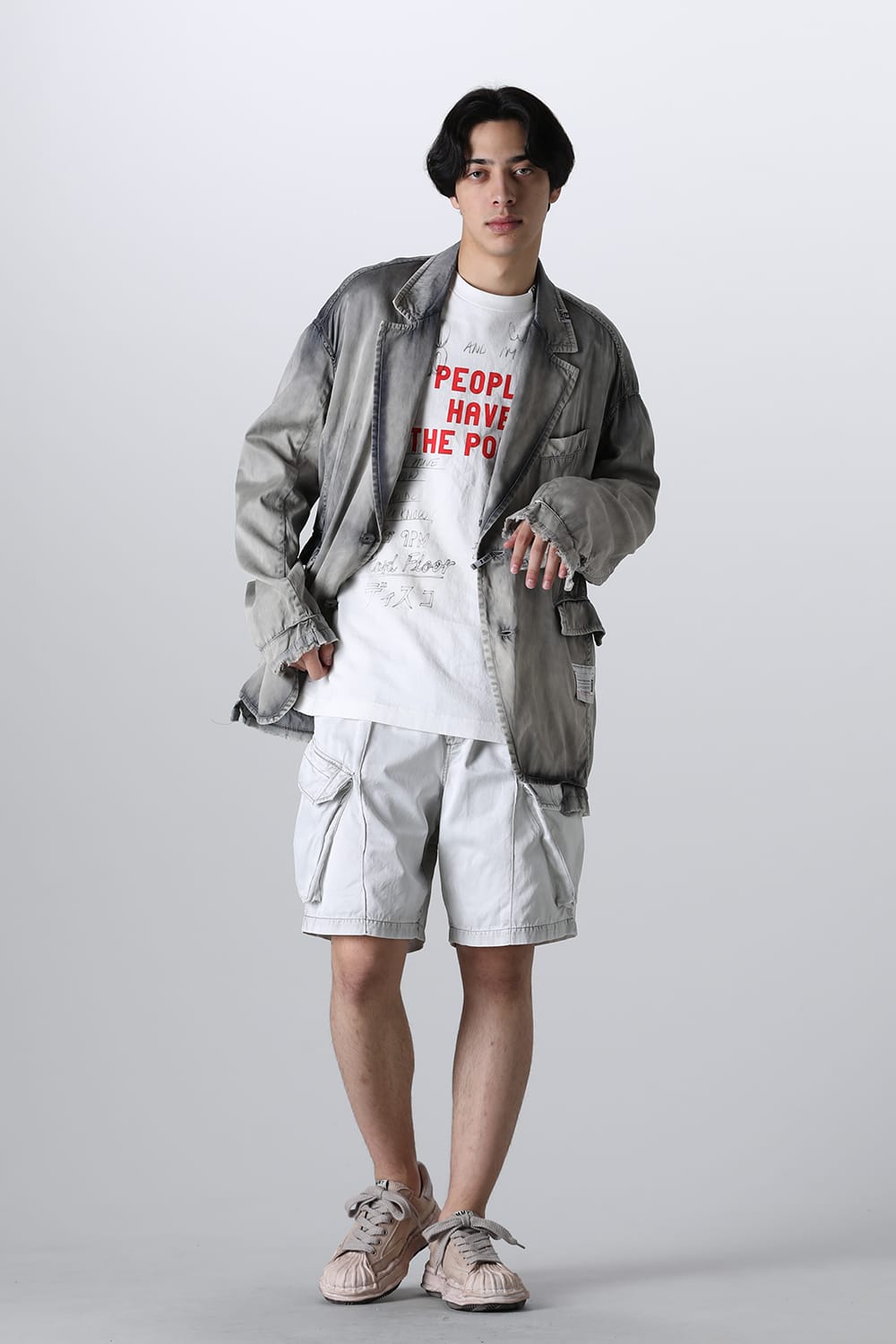 RC TWILL TAILORED JACKET Lt.Gray