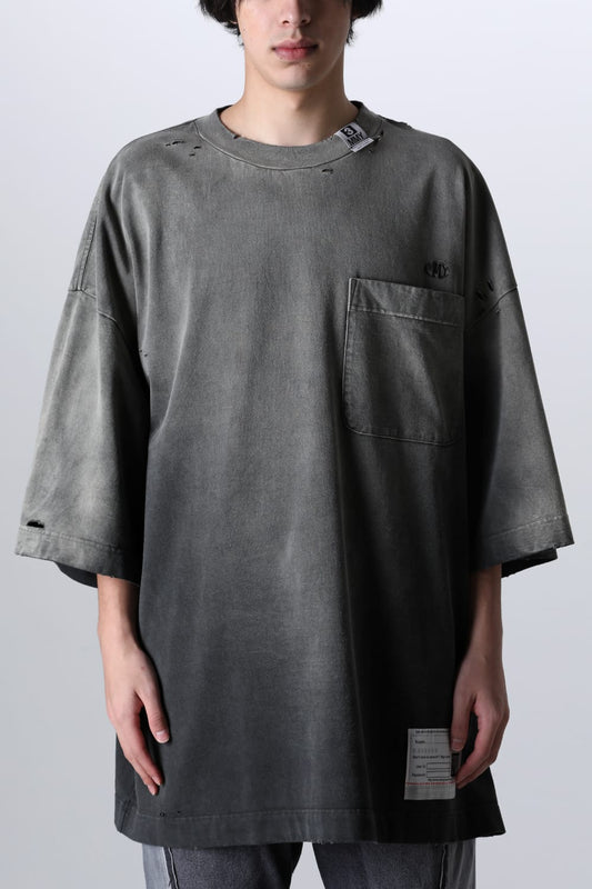 Sunfaded Huge Tee Black