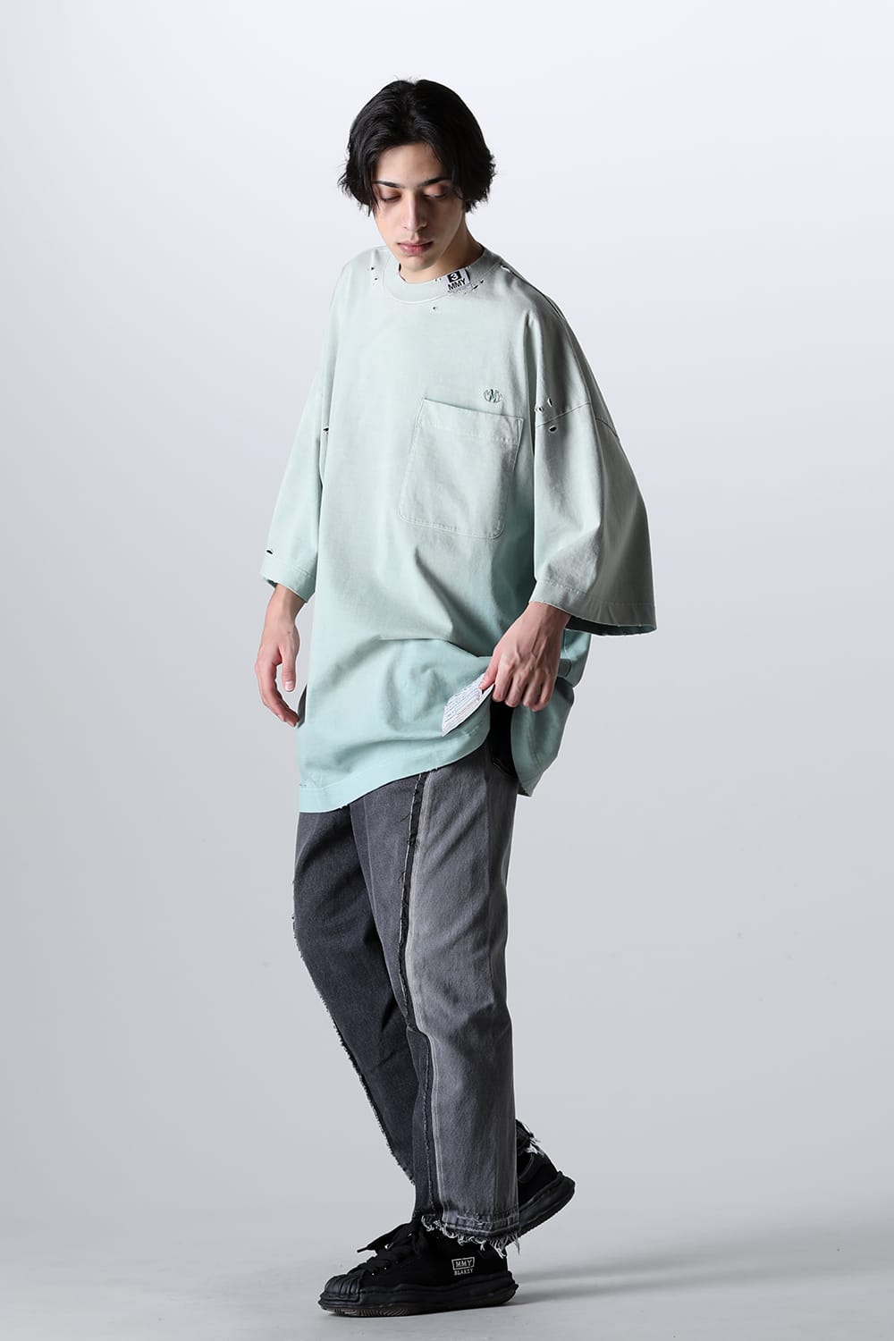 Sunfaded Huge Tee Green