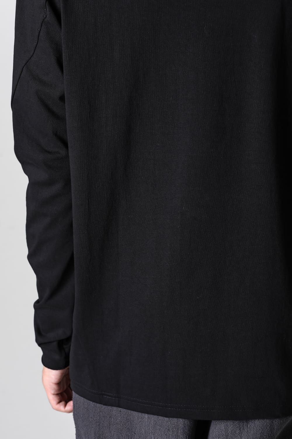 ロングスリーブ  ソフトジャージー ブラック