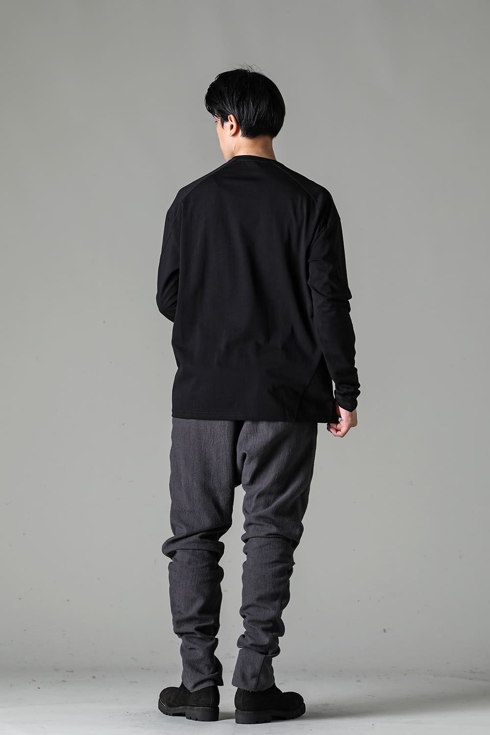 ロングスリーブ  ソフトジャージー ブラック