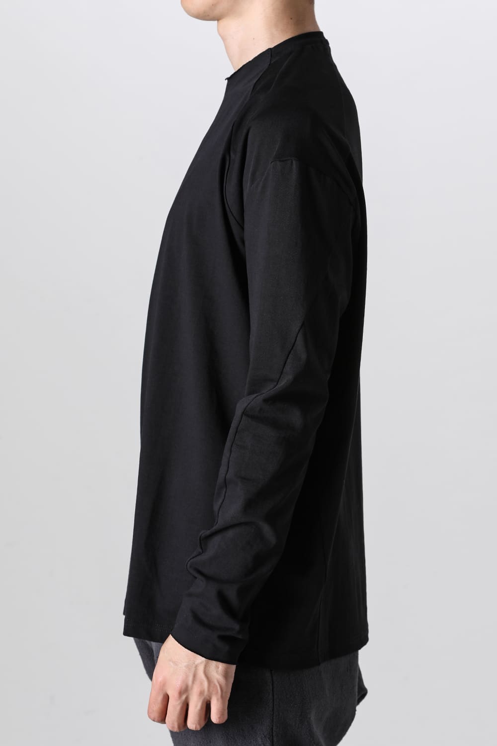 ロングスリーブ  ソフトジャージー ブラック