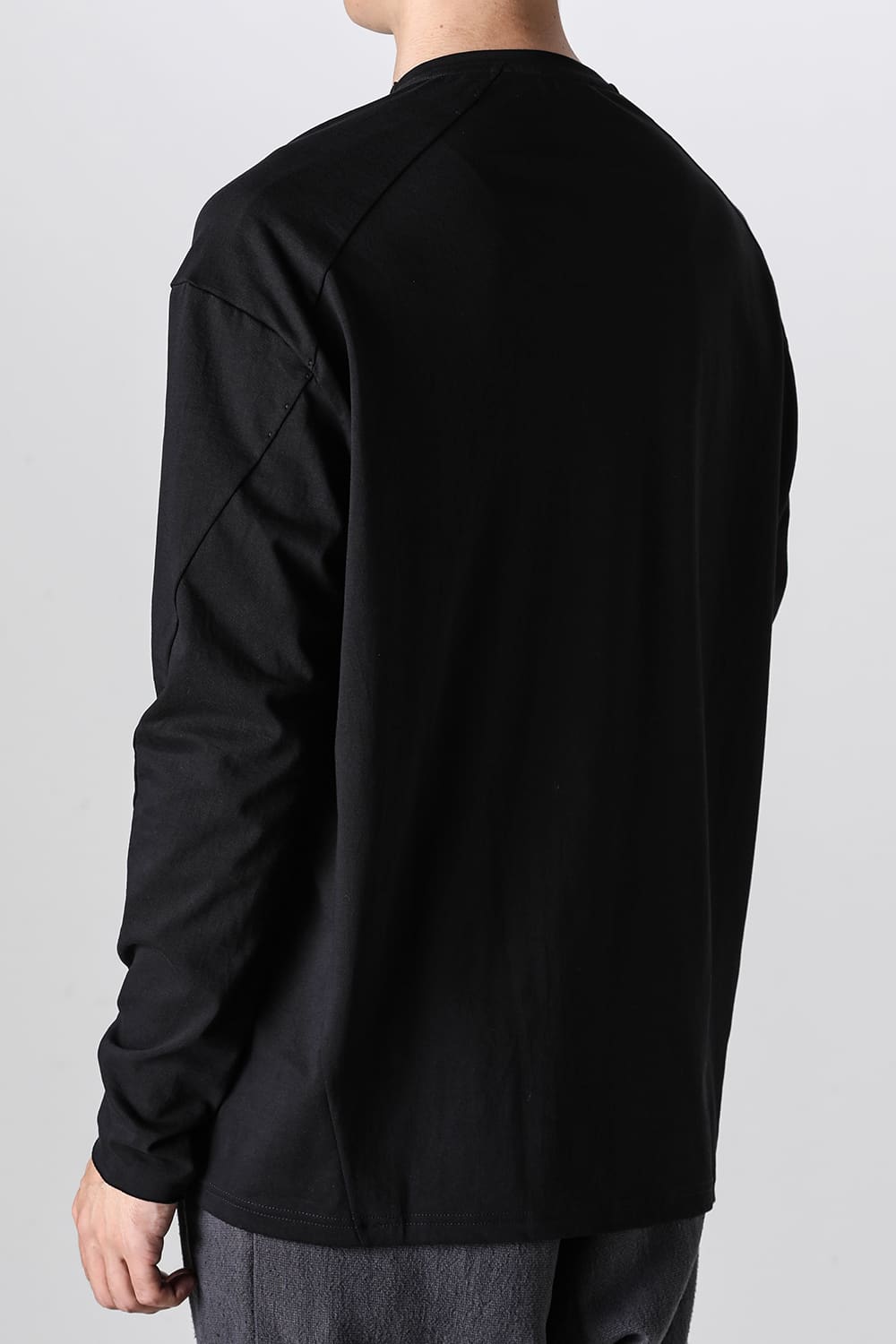 ロングスリーブ  ソフトジャージー ブラック