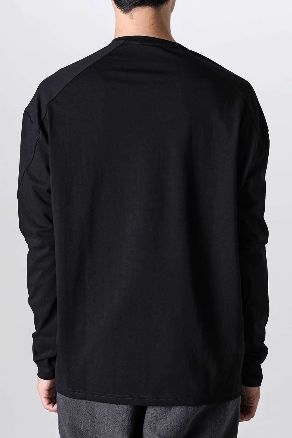 ロングスリーブ  ソフトジャージー ブラック