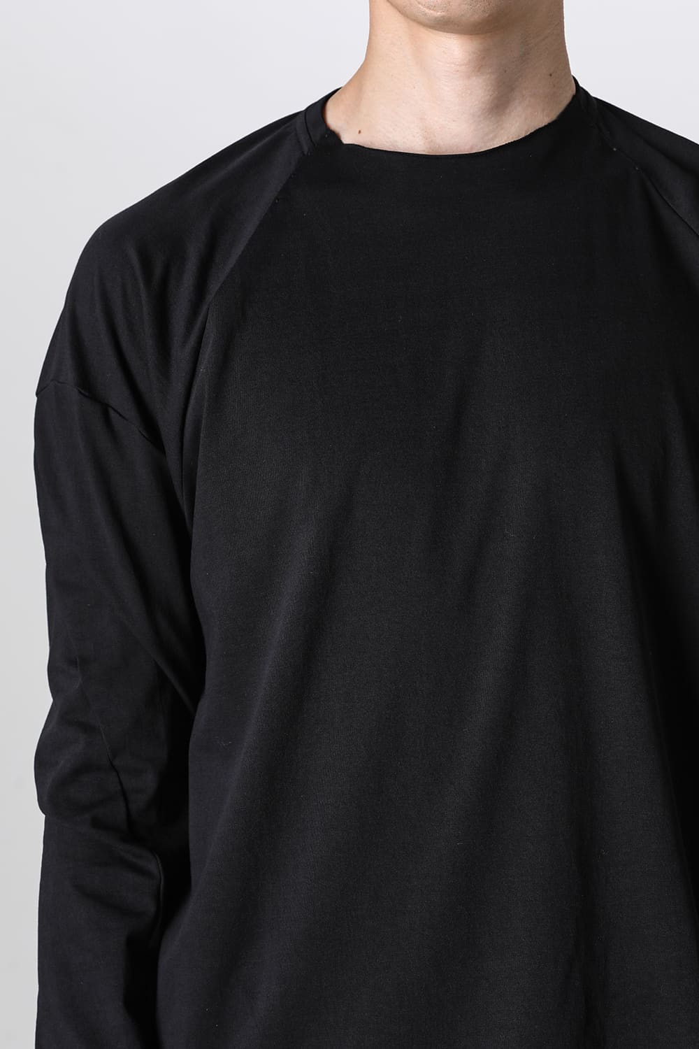 ロングスリーブ  ソフトジャージー ブラック