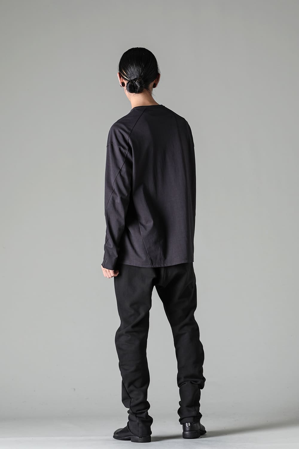 ロングスリーブ  ソフトジャージー ダーク チョコレート