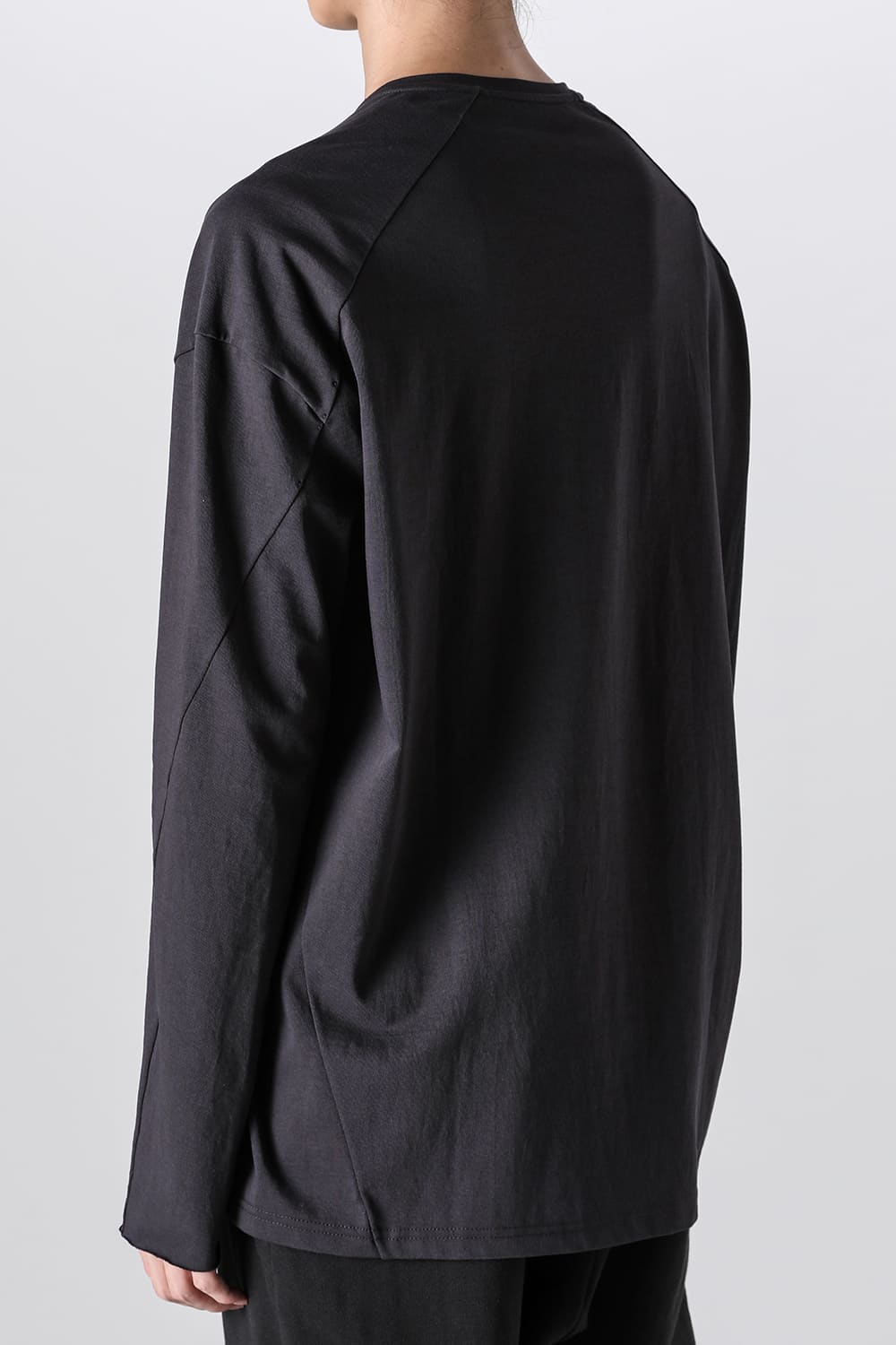 ロングスリーブ  ソフトジャージー ダーク チョコレート