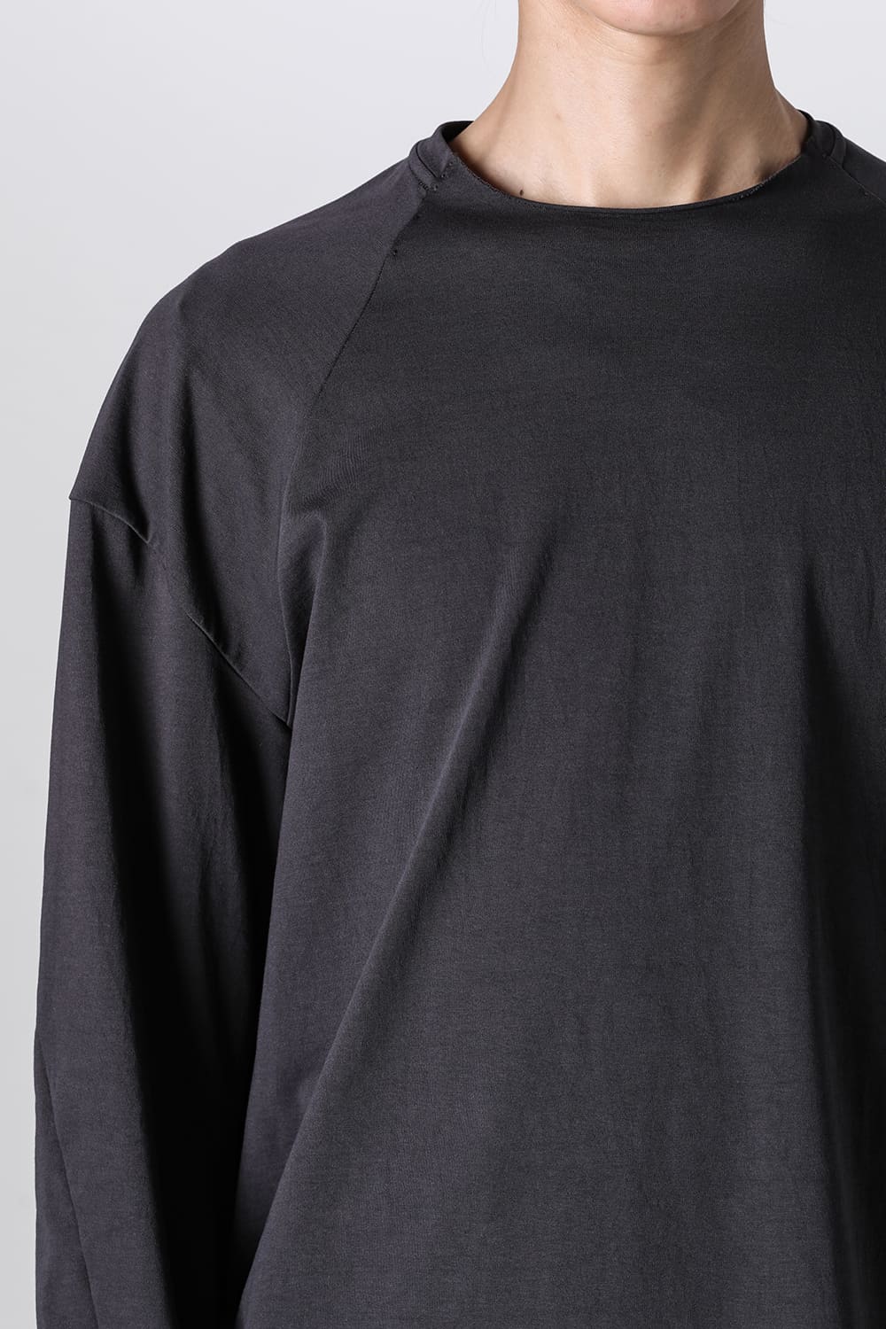 ロングスリーブ  ソフトジャージー ダーク チョコレート