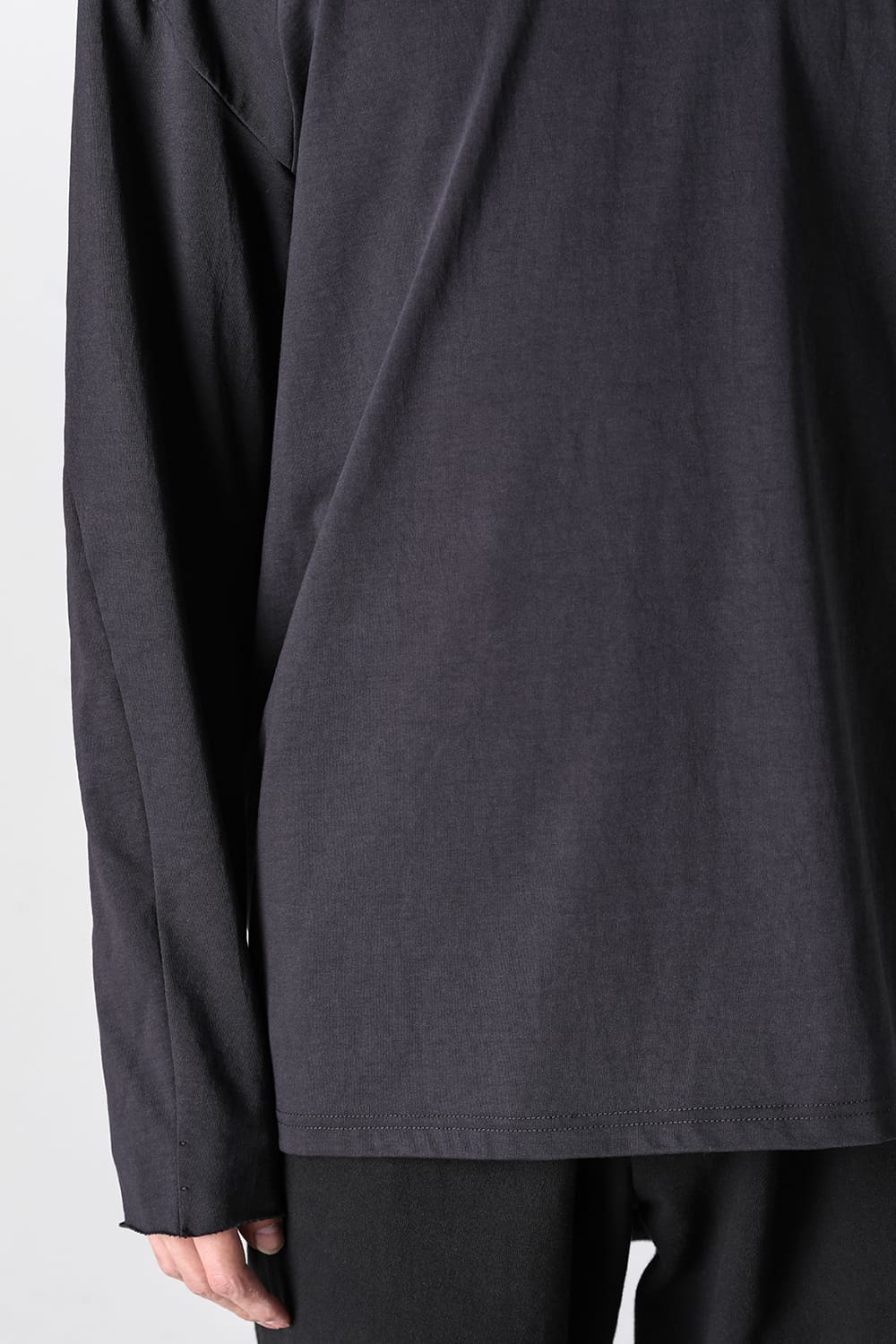 ロングスリーブ  ソフトジャージー ダーク チョコレート