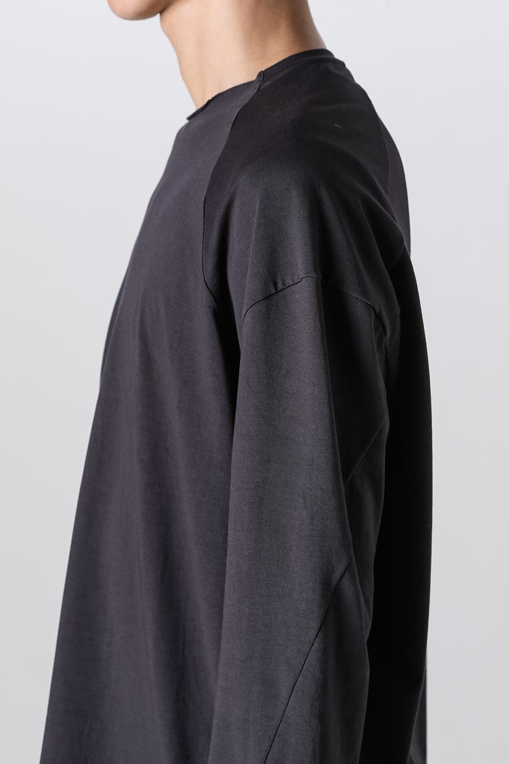 ロングスリーブ  ソフトジャージー ダーク チョコレート