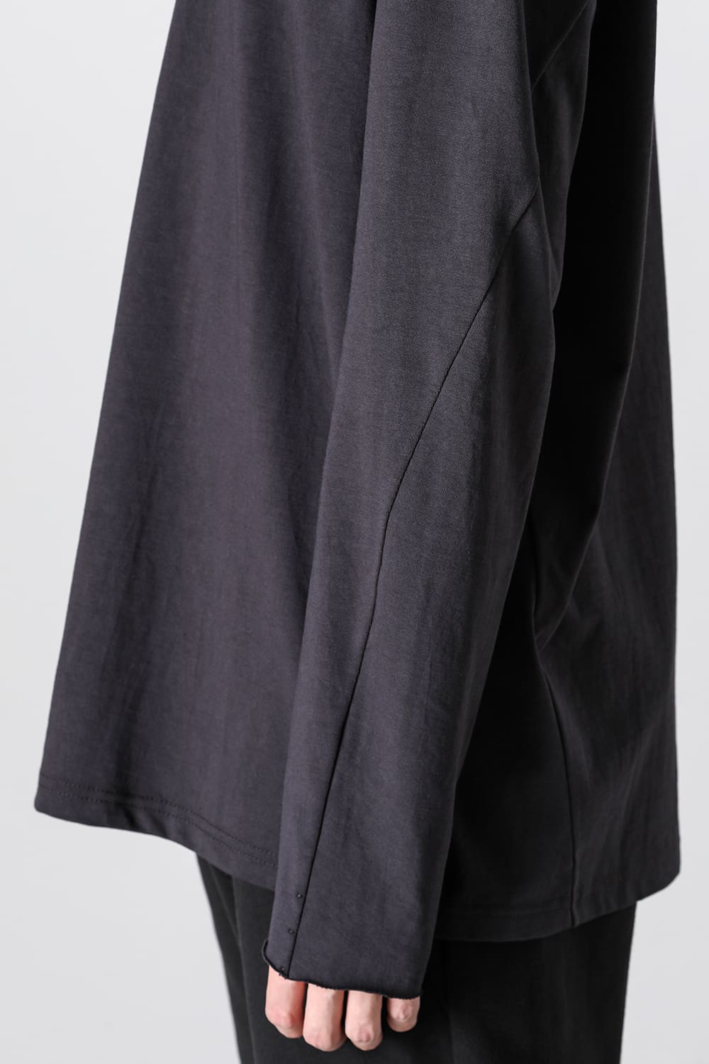 ロングスリーブ  ソフトジャージー ダーク チョコレート