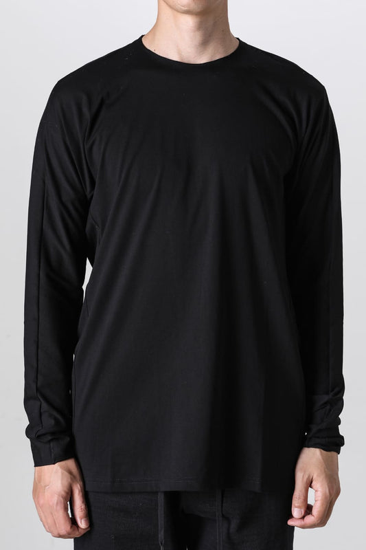 Long sleeve 80/3 jersey Black