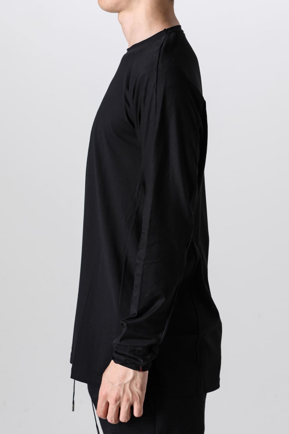 Long sleeve 80/3 jersey Black