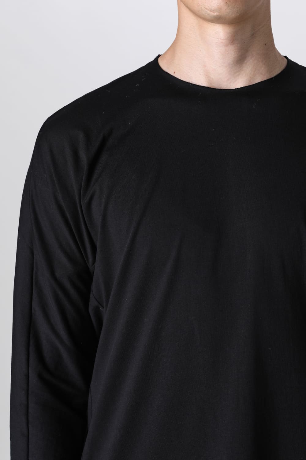 Long sleeve 80/3 jersey Black