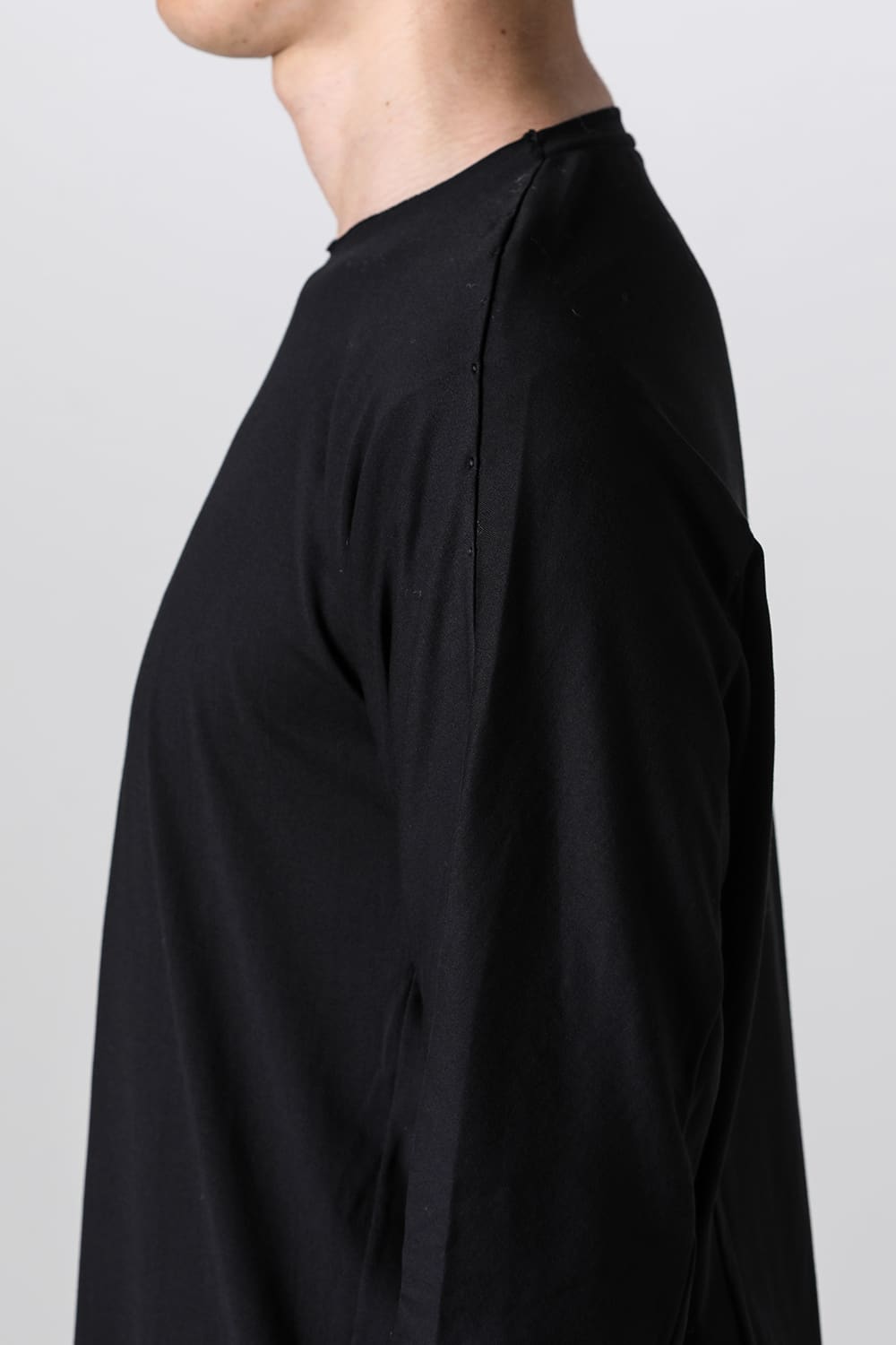 Long sleeve 80/3 jersey Black