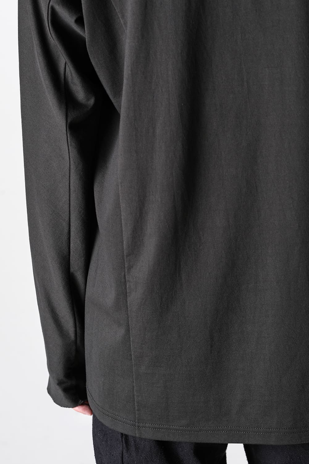 ロングスリーブ 80/3 ジャージー カーキ ブラウン