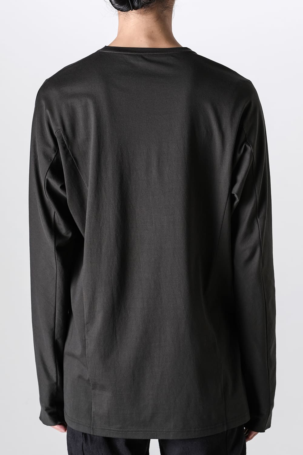 ロングスリーブ 80/3 ジャージー カーキ ブラウン