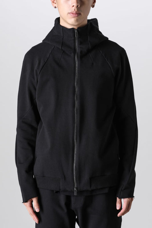 Hooded jacket stretch jersey