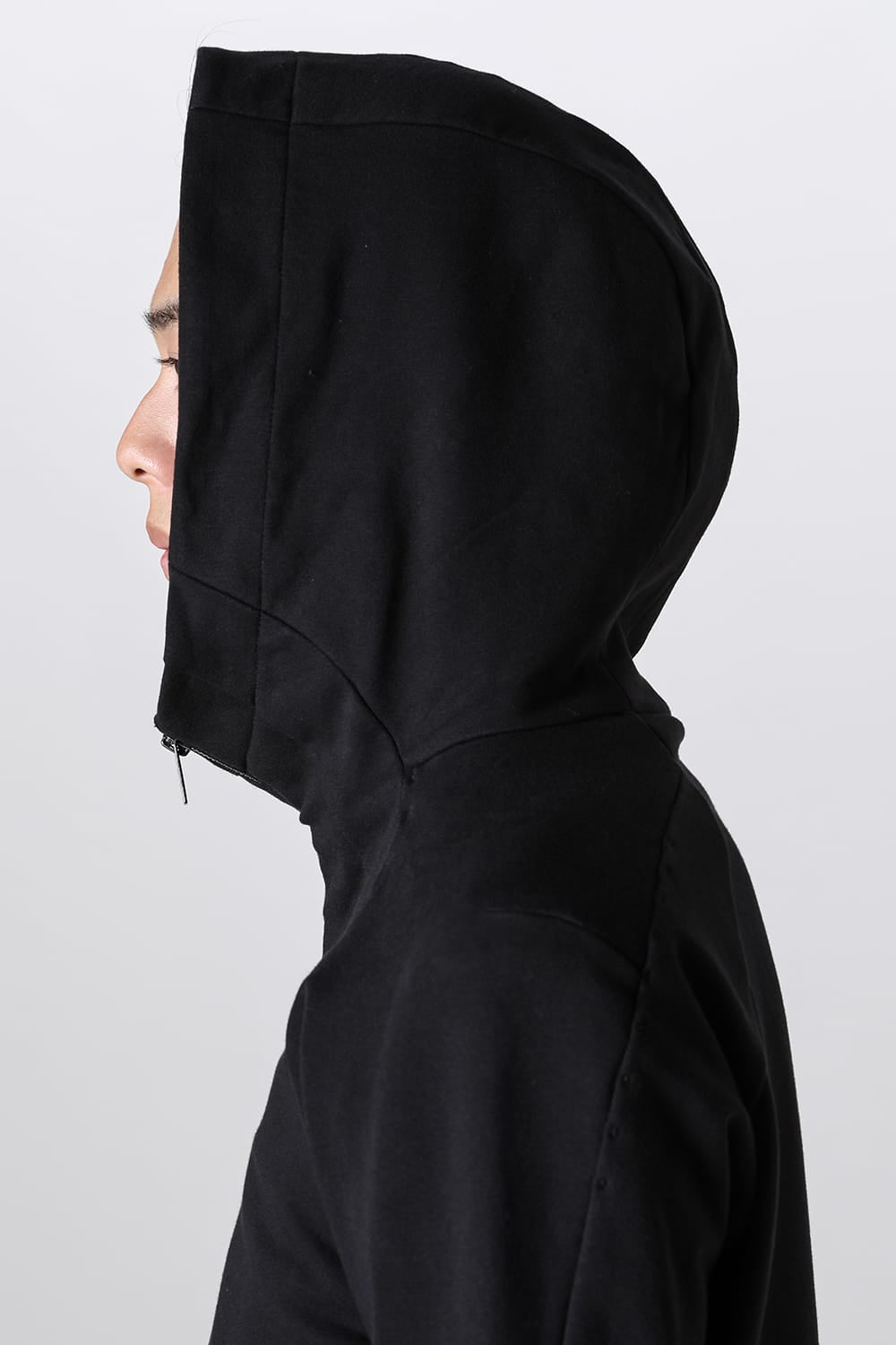 Hooded jacket stretch jersey