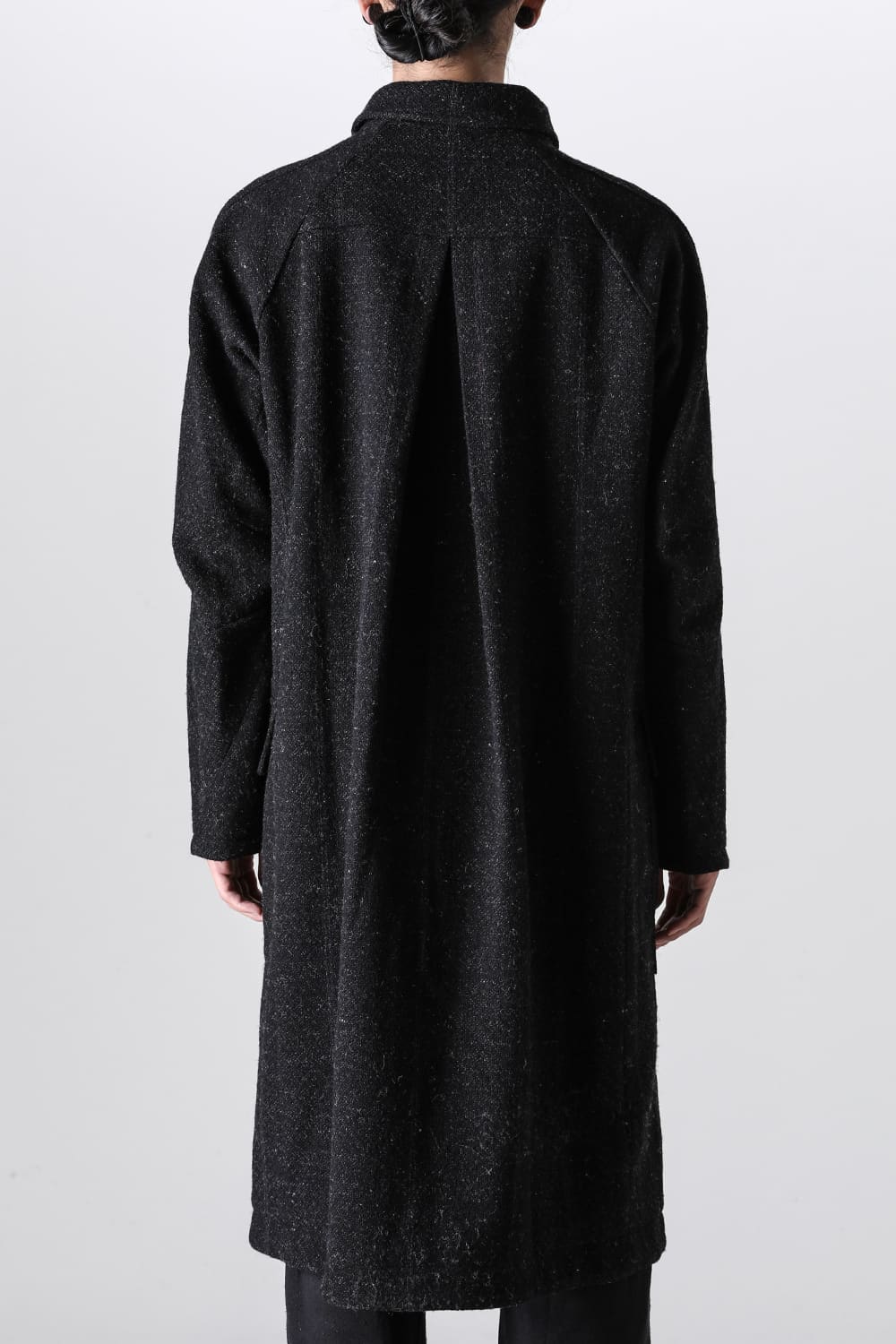 ハイネック コート シェットランド ウール