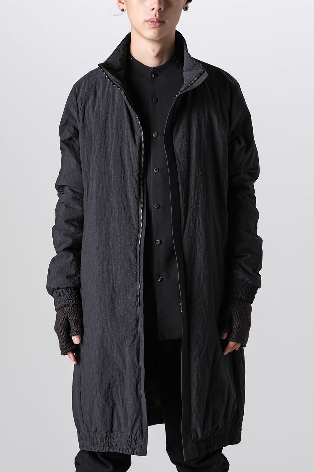 Nylon coat Shrink cotton / nylon Black