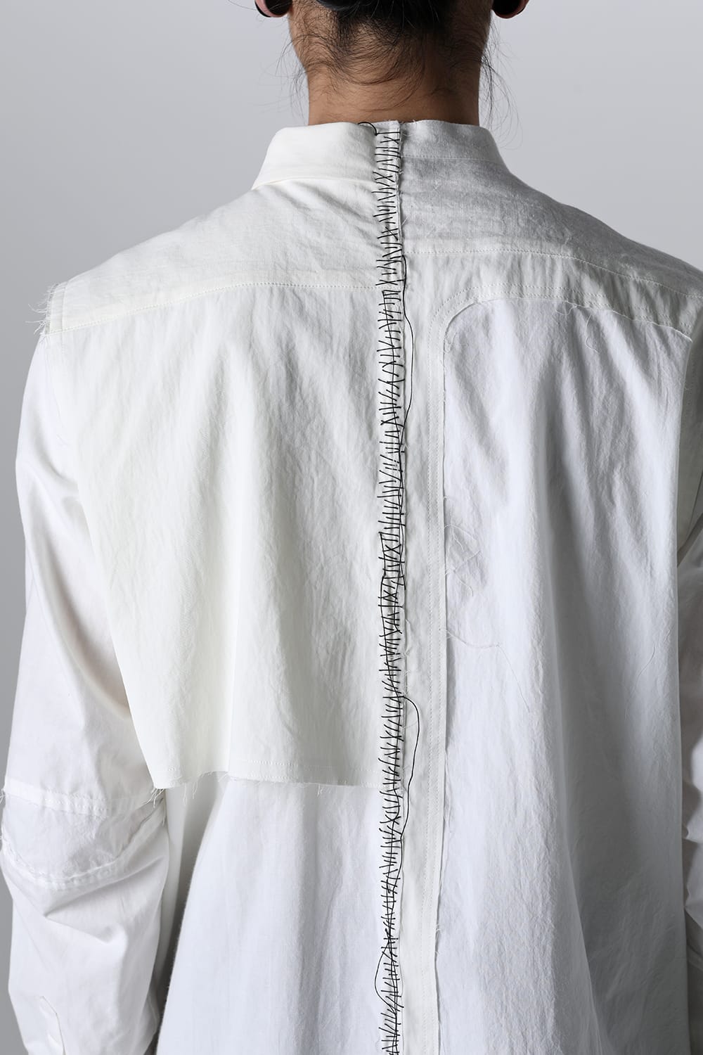 FRAGMENT SHIRT WHITE / BLACK STITCH