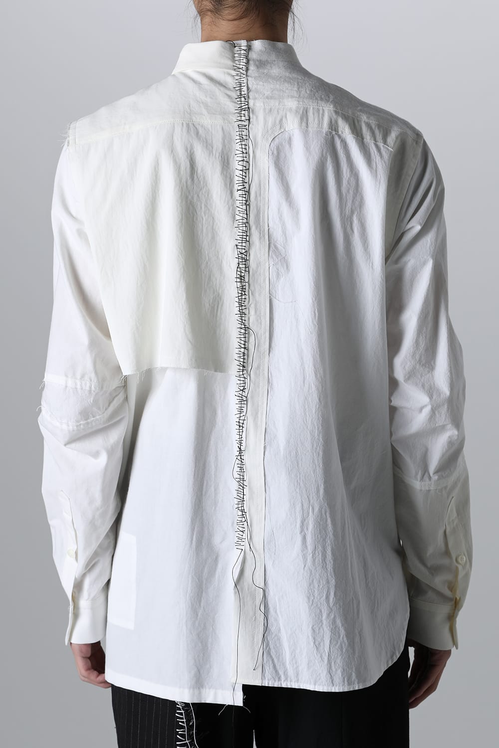 FRAGMENT SHIRT WHITE / BLACK STITCH