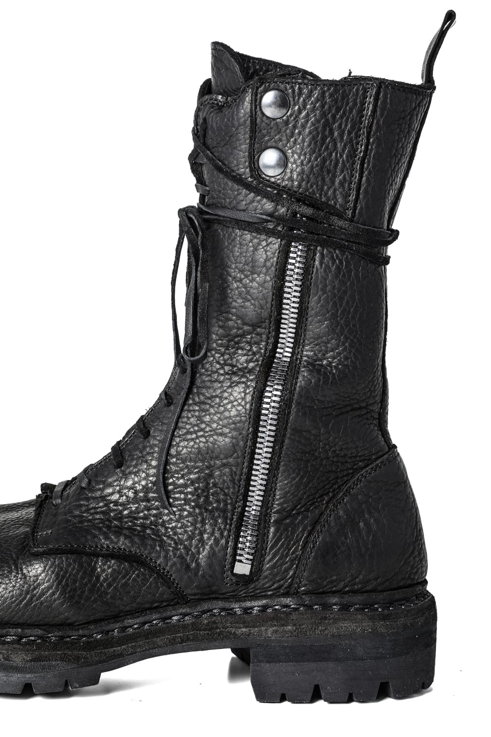 Daddy Lace Up Boots Special Syle Zeitgeist Collaboration - ER01V Black