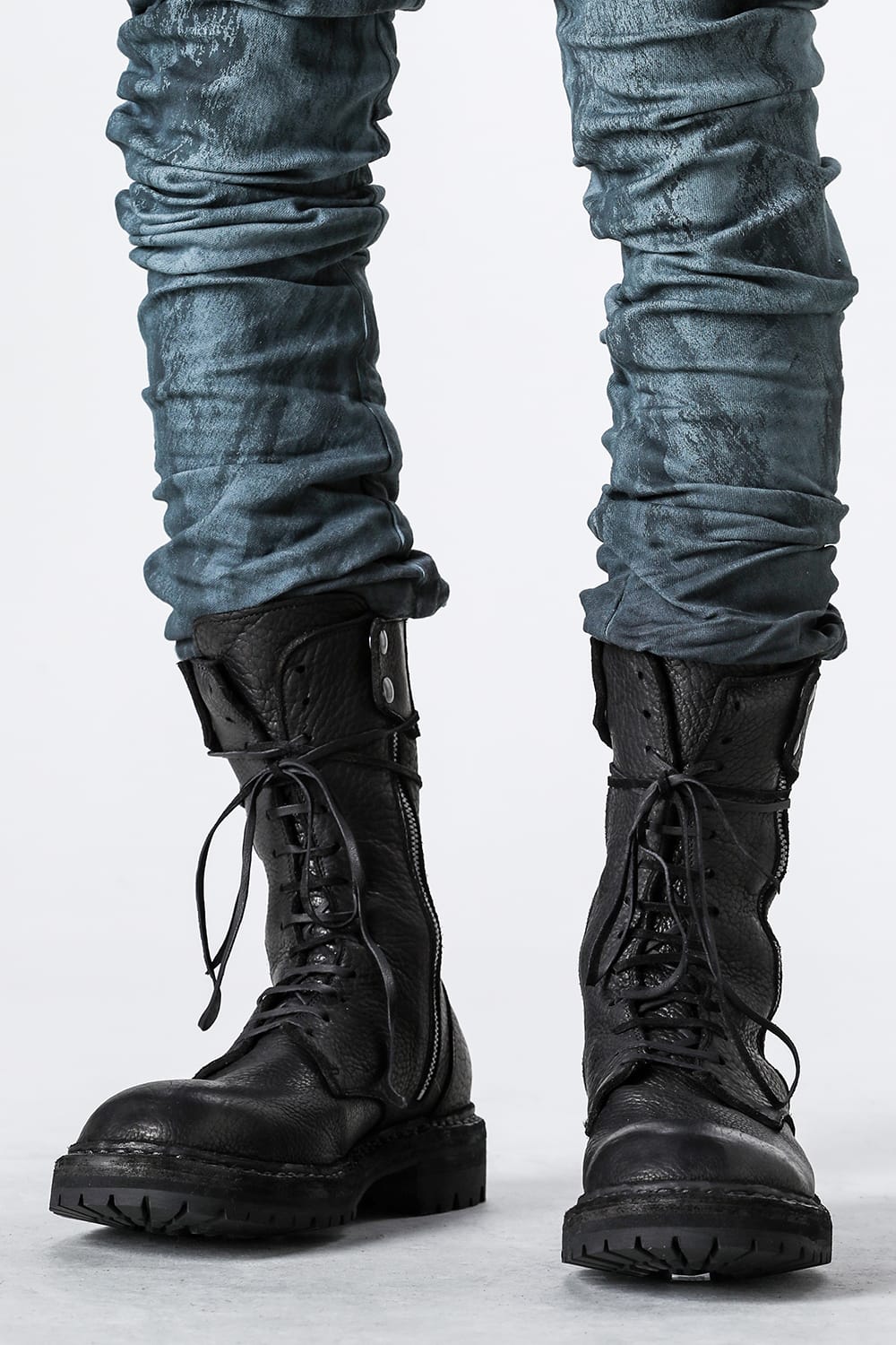Daddy Lace Up Boots Special Syle Zeitgeist Collaboration - ER01V Black