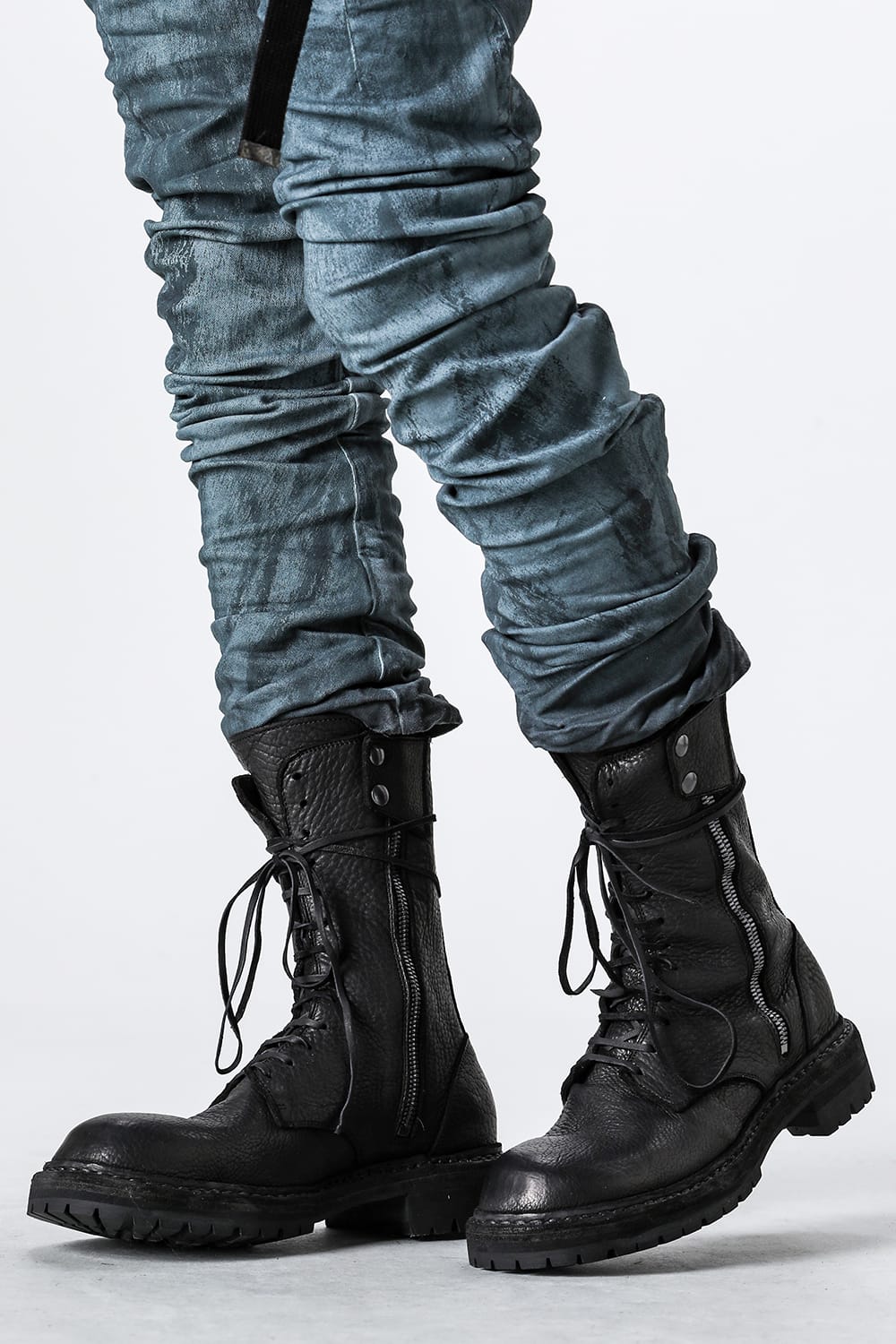 Daddy Lace Up Boots Special Syle Zeitgeist Collaboration - ER01V Black