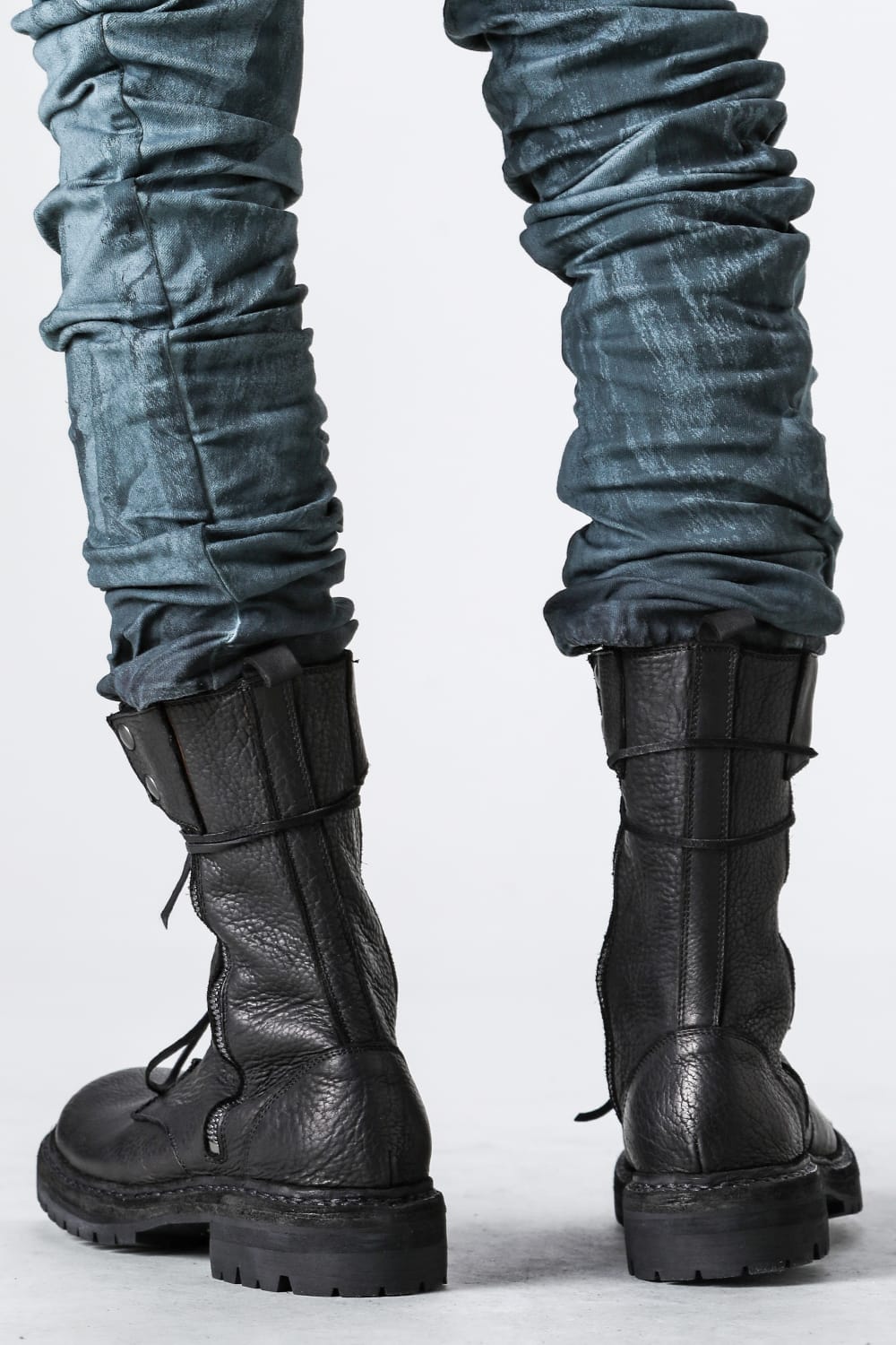 Daddy Lace Up Boots Special Syle Zeitgeist Collaboration - ER01V Black