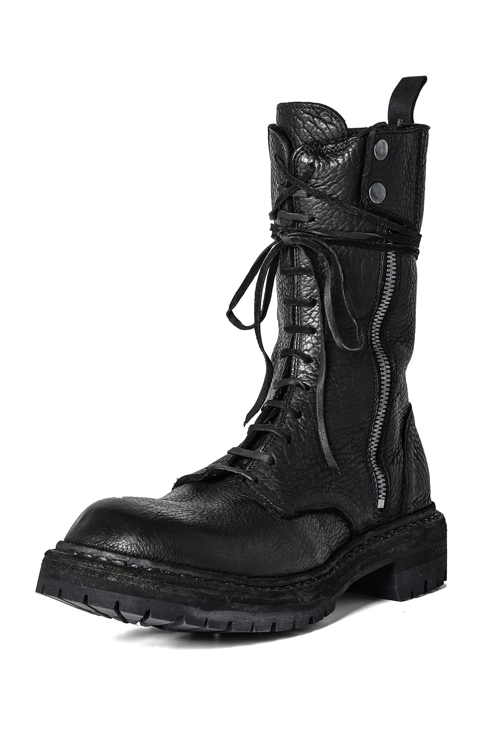 Daddy Lace Up Boots Special Syle Zeitgeist Collaboration - ER01V Black