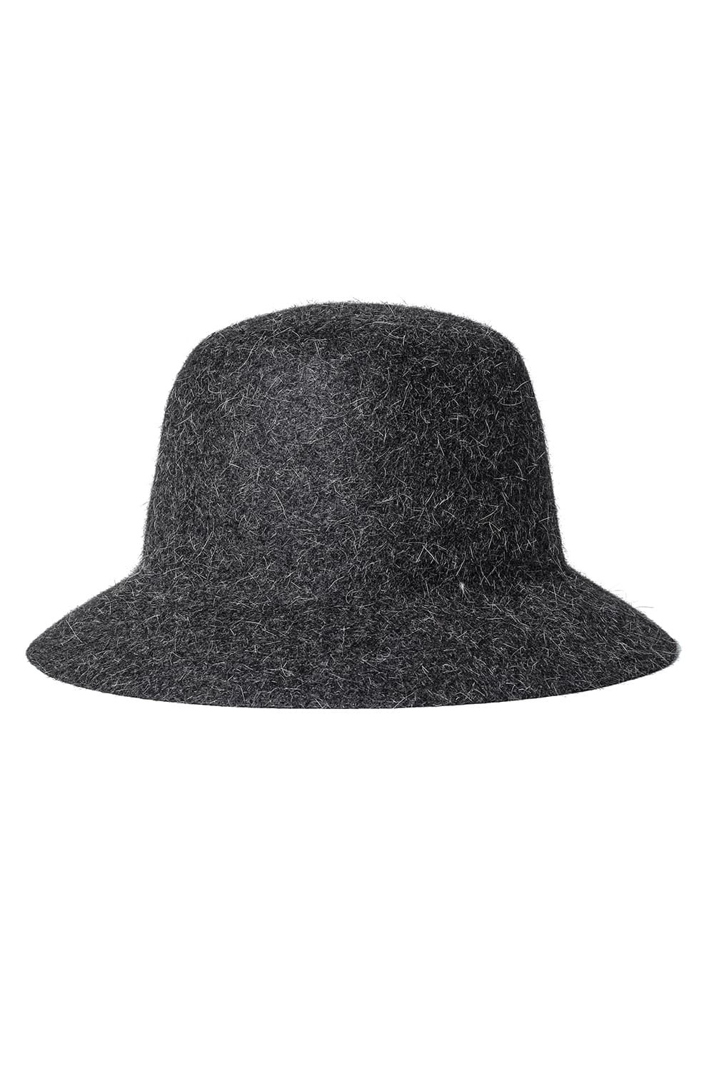 HAT#9 Rabbit Far Felt Anthracite