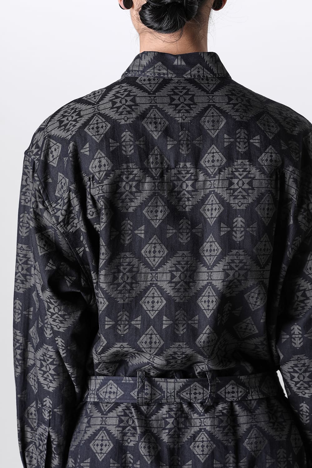 Left 2Layerd Pattern Gown Blouse