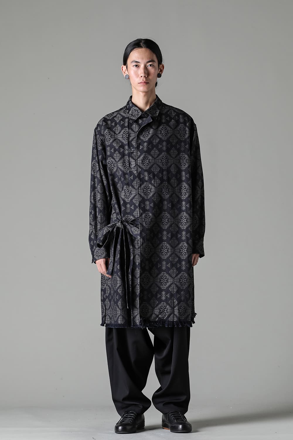 Left 2Layerd Pattern Gown Blouse