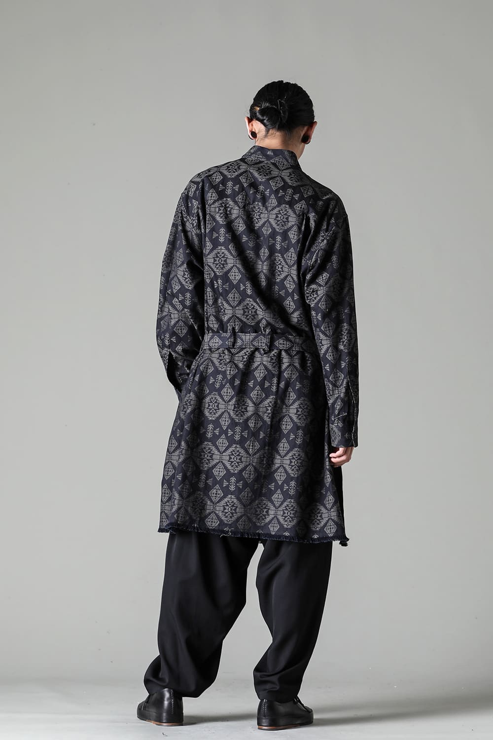 Left 2Layerd Pattern Gown Blouse