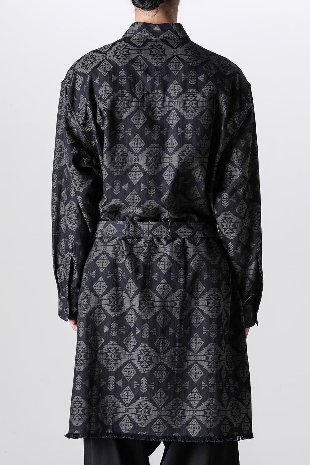 Left 2Layerd Pattern Gown Blouse