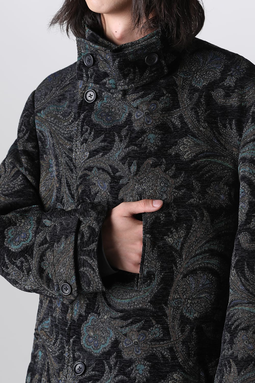 Gobelins Stand Collar Coat