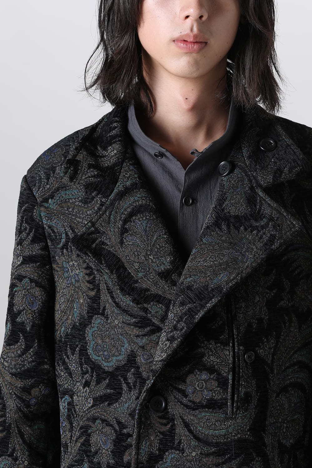 Gobelins Stand Collar Coat