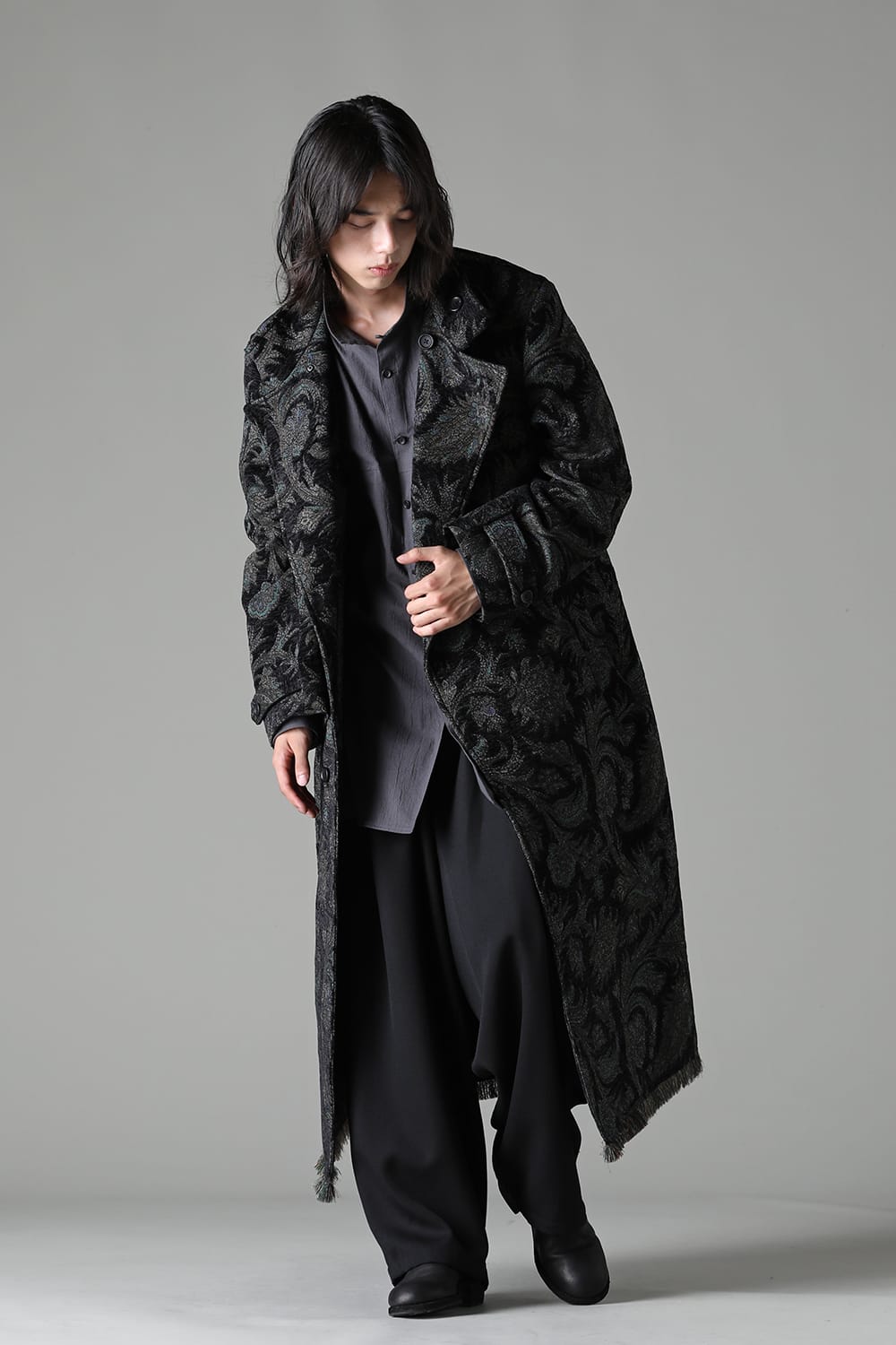 Gobelins Stand Collar Coat