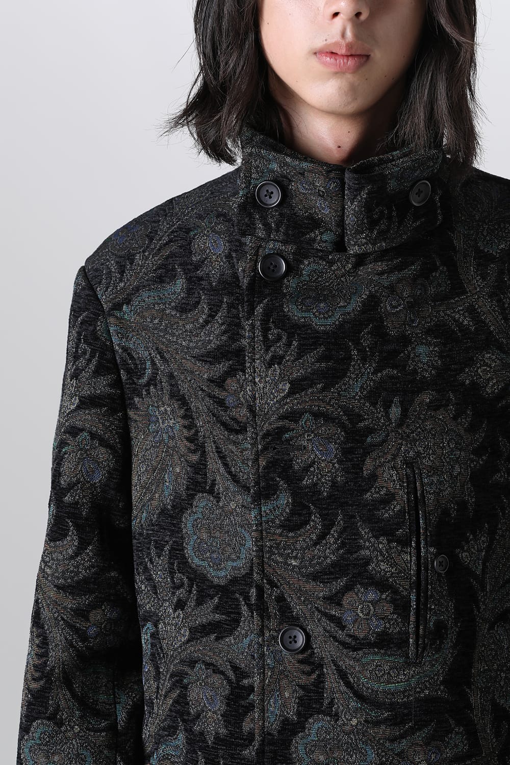 Gobelins Stand Collar Coat