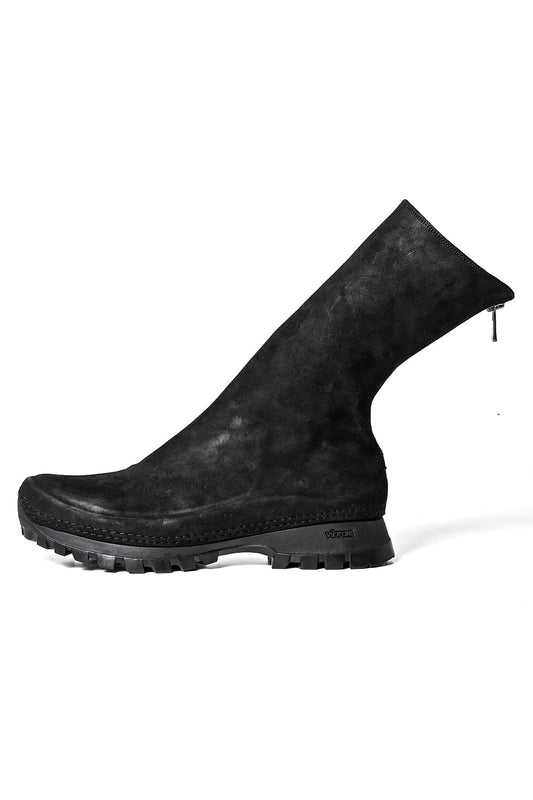 Yohji Yamamoto × Guidi Vibram Sole Backside Zip Boots