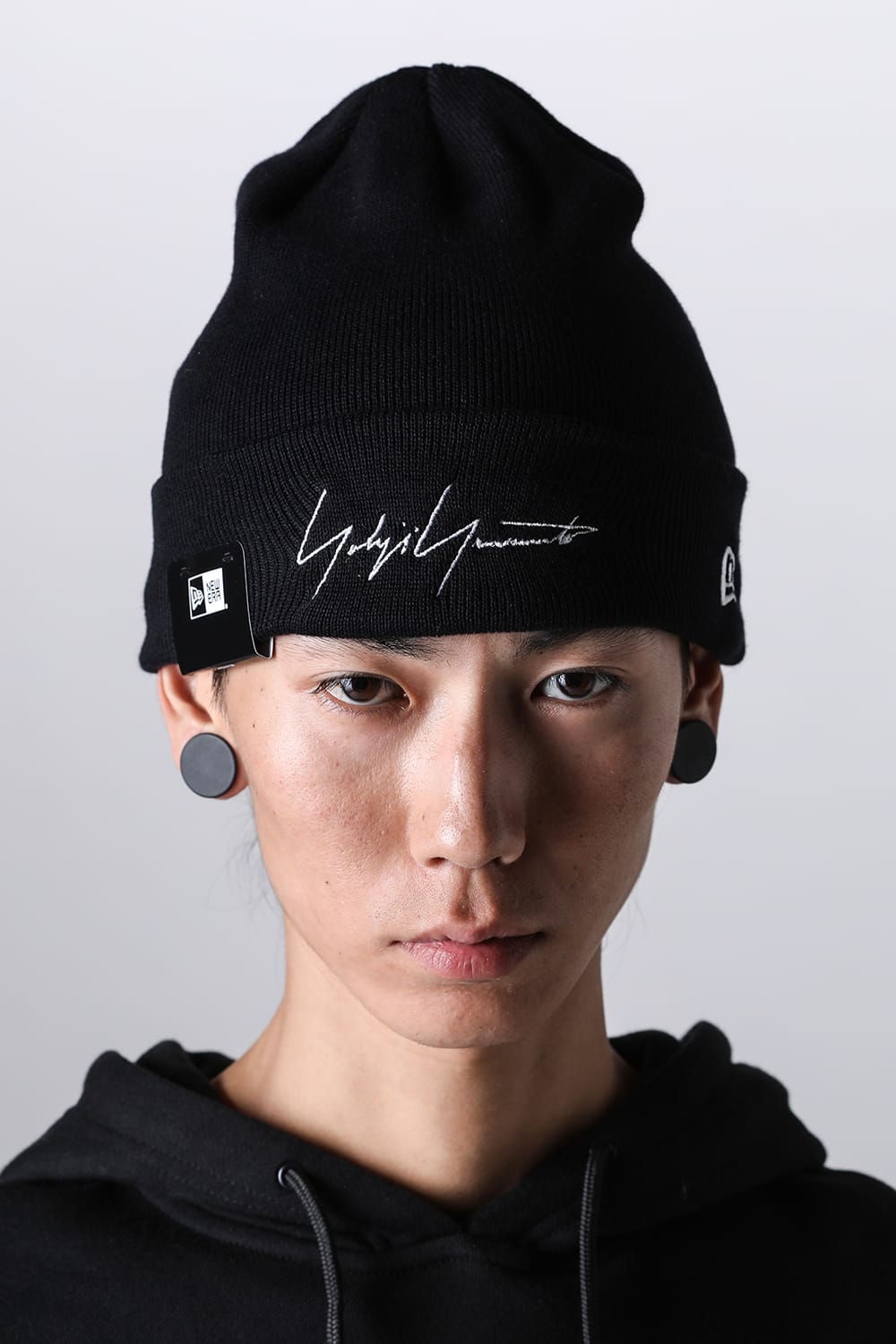 New Era × Yohji Yamamoto YY LOGO Knit Cap