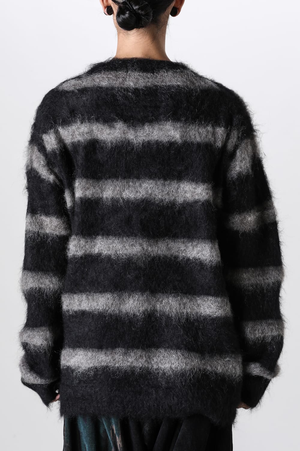 Round Neck Long Sleeve Knit Black