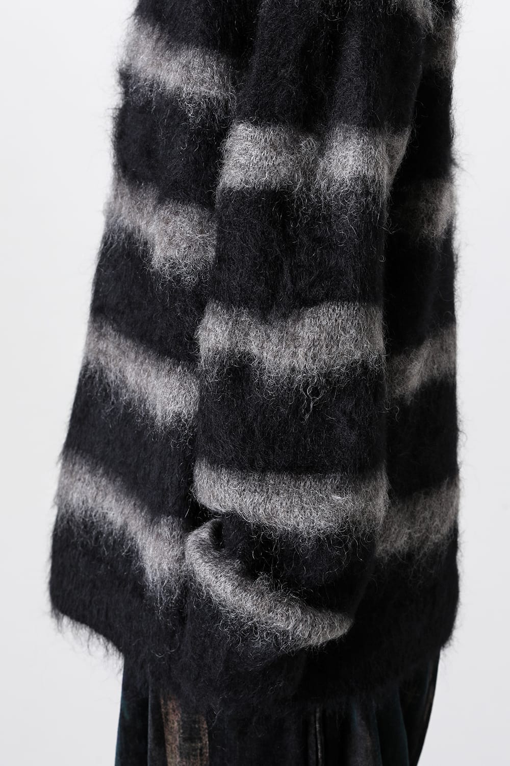 Round Neck Long Sleeve Knit Black