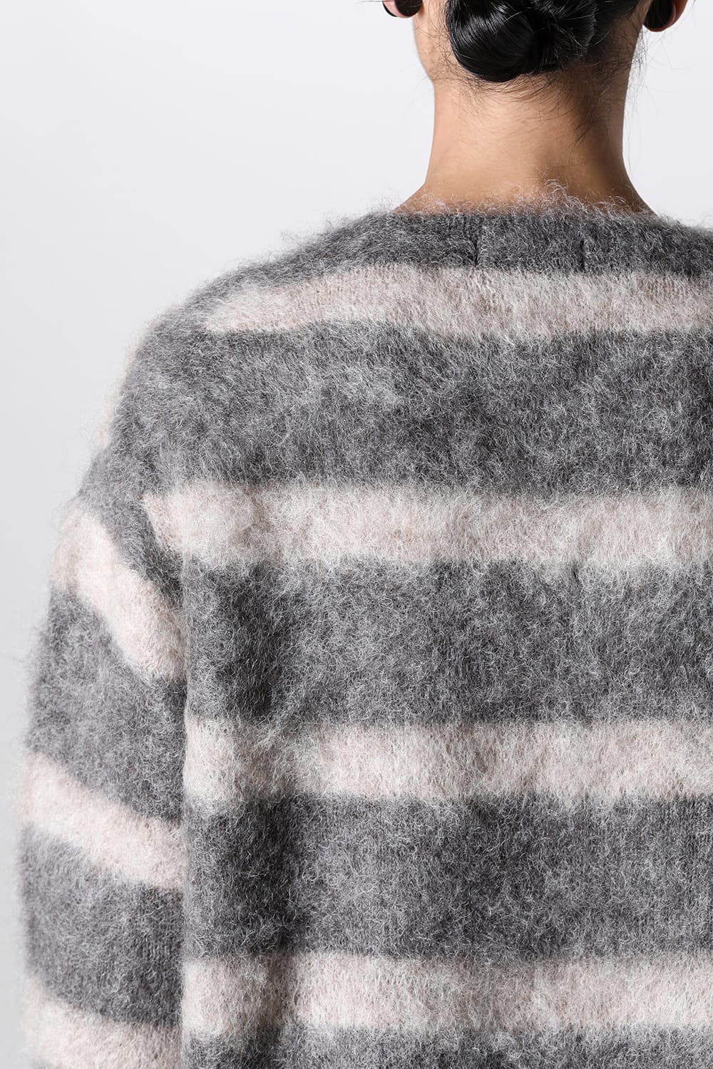 Round Neck Long Sleeve Knit Brown